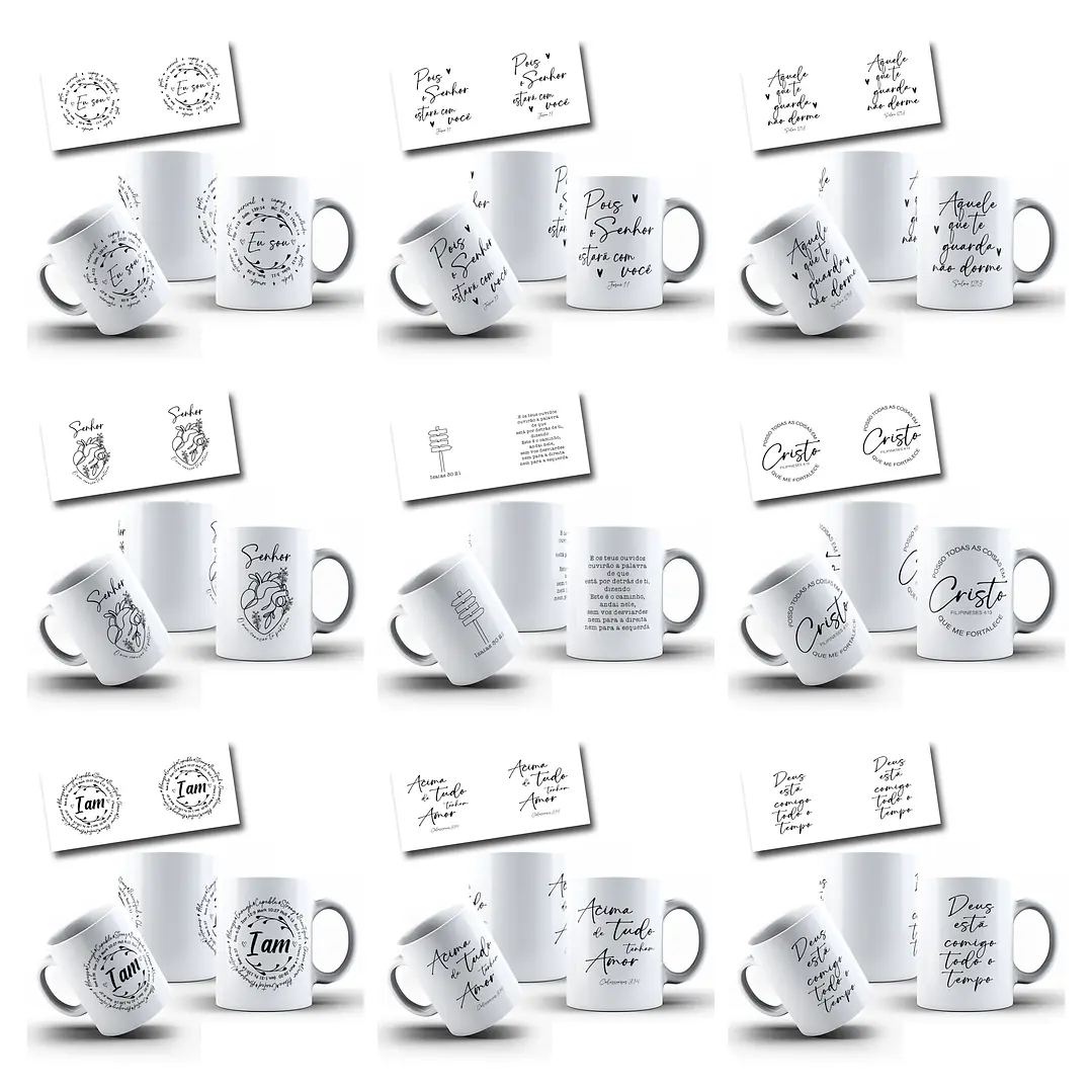 50 Artes para Caneca Salmos e Proverbios Arquivo em Jpg  4