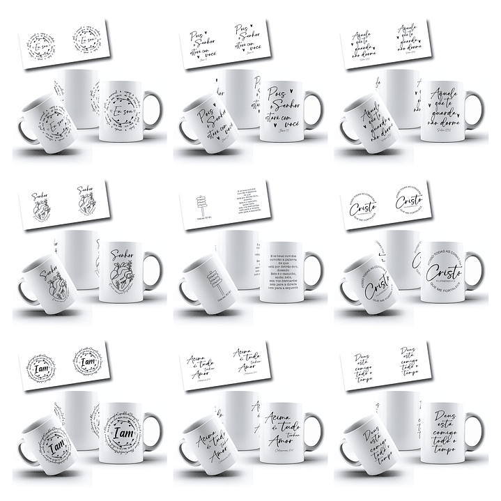 50 Artes para Caneca Salmos e Proverbios Arquivo em Jpg  4