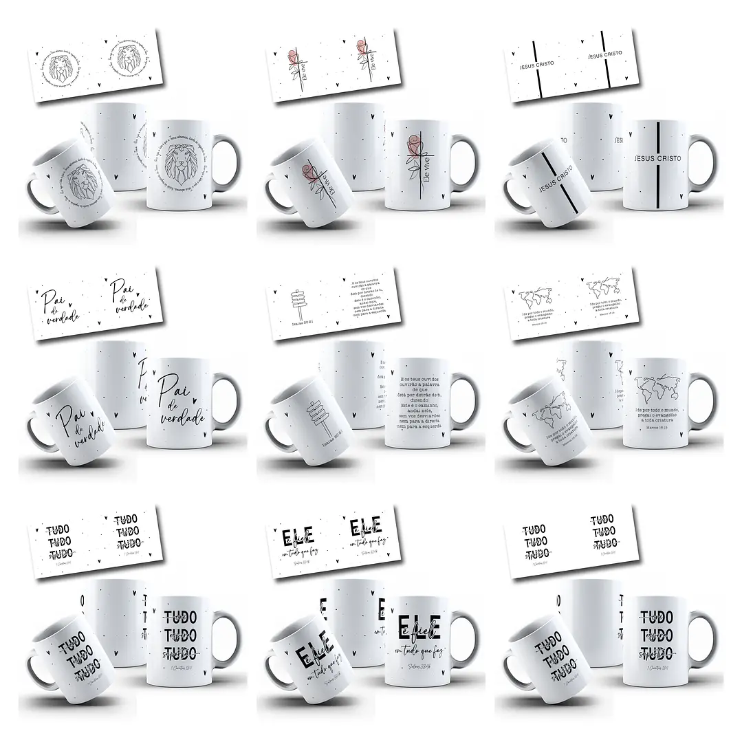 50 Artes para Caneca Salmos e Proverbios Arquivo em Jpg  5