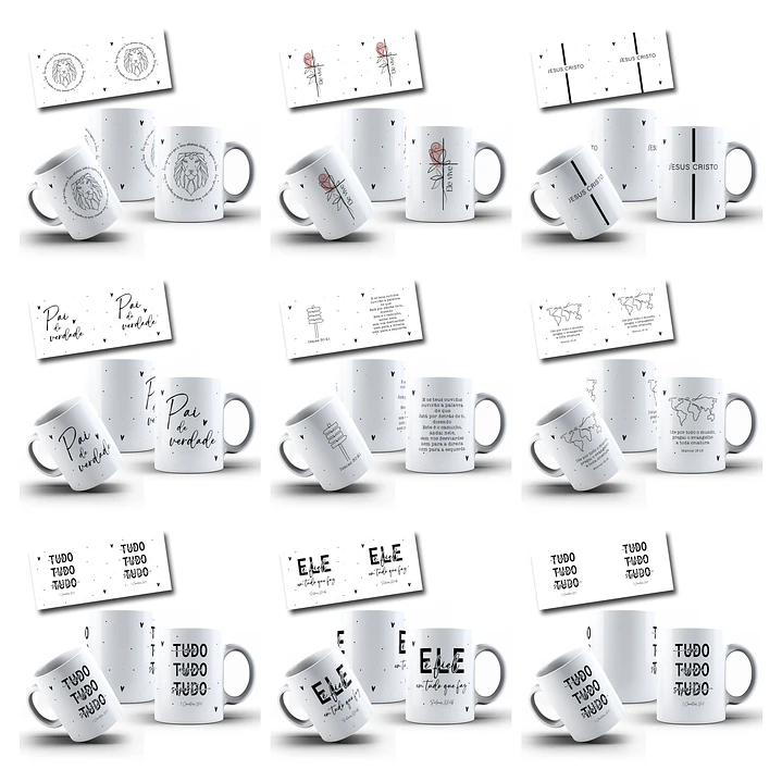 50 Artes para Caneca Salmos e Proverbios Arquivo em Jpg  5