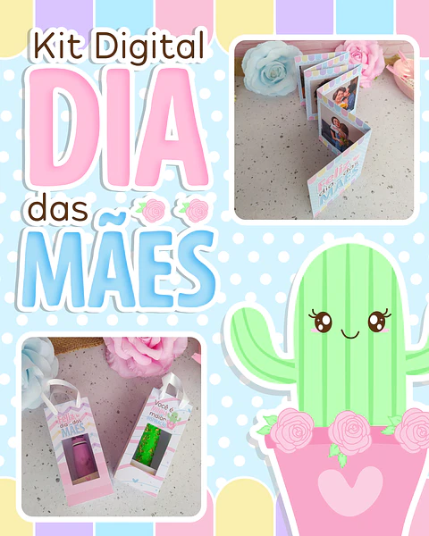 Arquivos de corte Mimos Dia das Mães em Pdf 