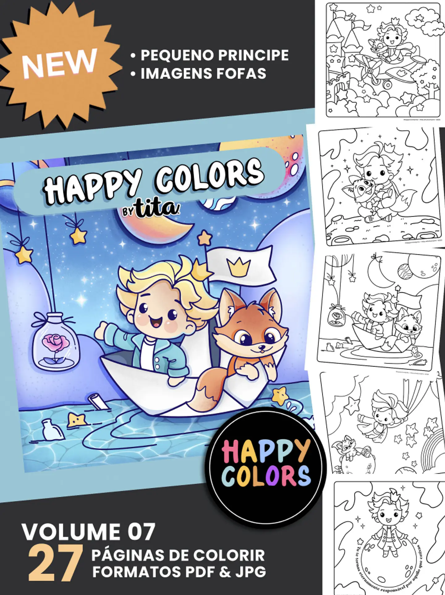 Arquivos Livros de Colorir Happy Colors Desenhos Completo em Pdf 5