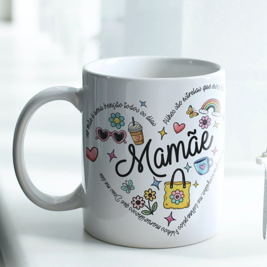 10 Artes para Canecas Minimalistas Mães Arquivo em Jpg 1