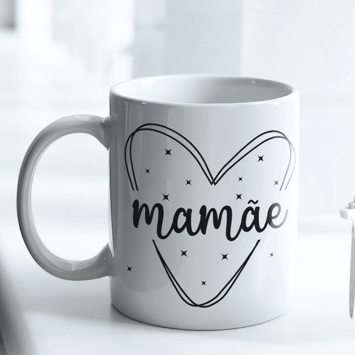 10 Artes para Canecas Minimalistas Mães Arquivo em Jpg 8