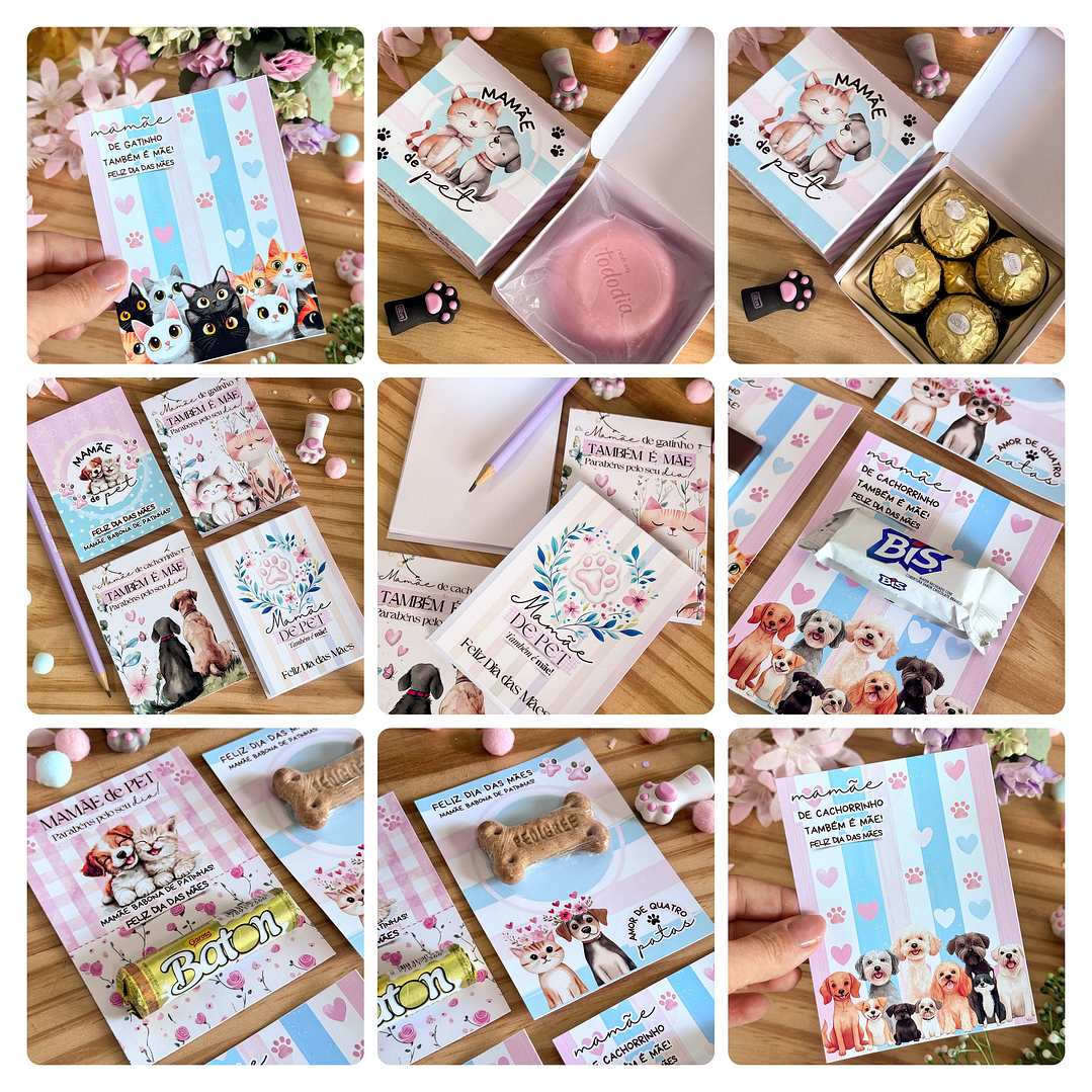 Arquivos de Corte Mimos Dia das Mães Mãe de Pet Arquivo em pdf  3