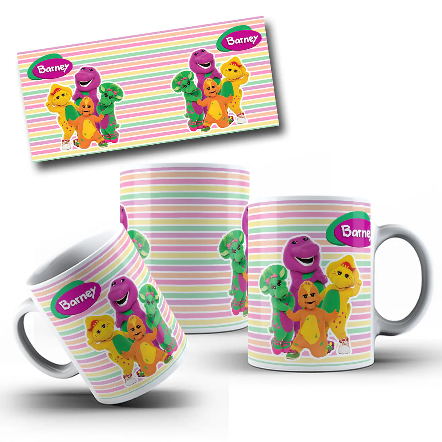 7 Artes para Caneca Desenhos Nostalgia Arquivo em Jpg 4