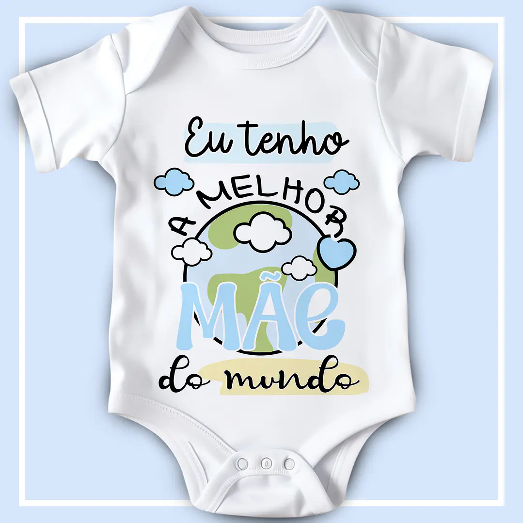 12 Artes para Body Infantil Dia das Mães Arquivo Editável  14