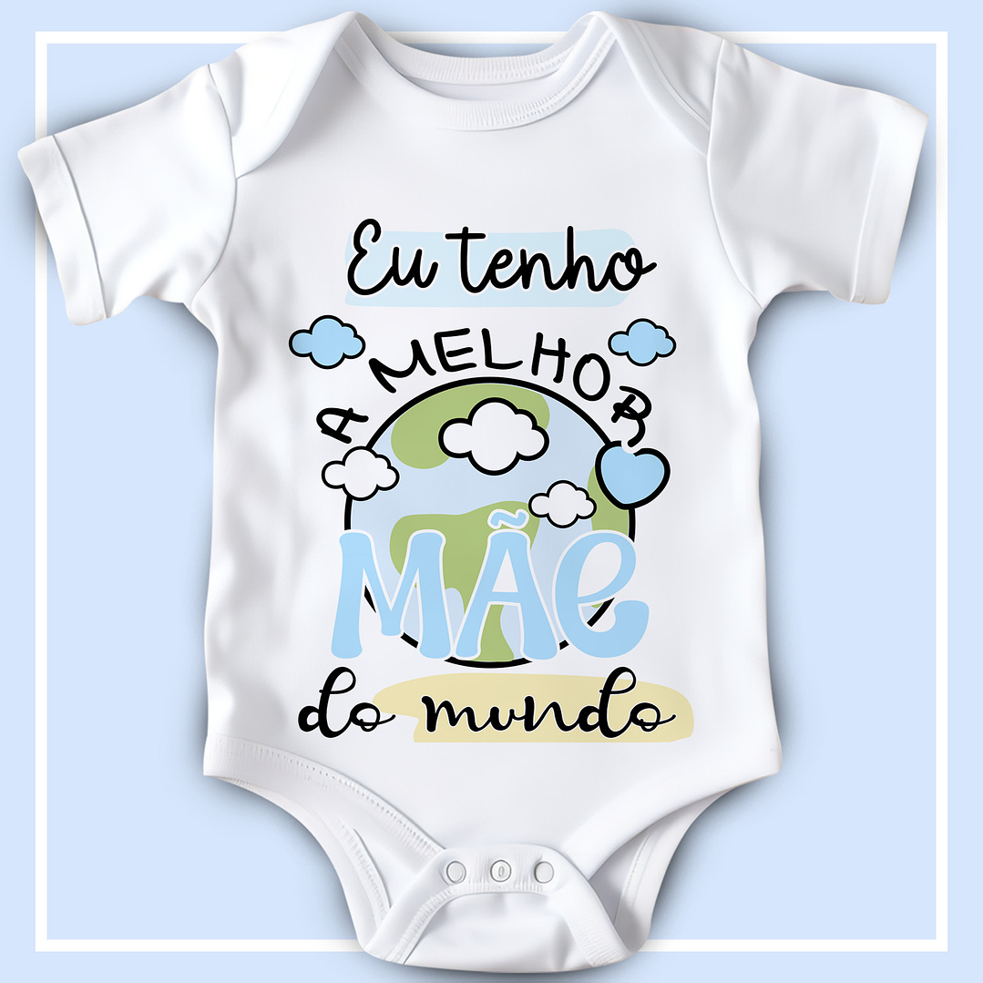 12 Artes para Body Infantil Dia das Mães Arquivo Editável  14