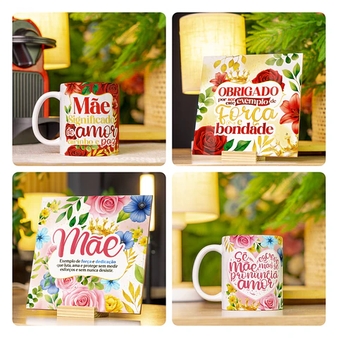 50 Artes para Caneca Dia das Mães Mãe Arquivo em Jpg