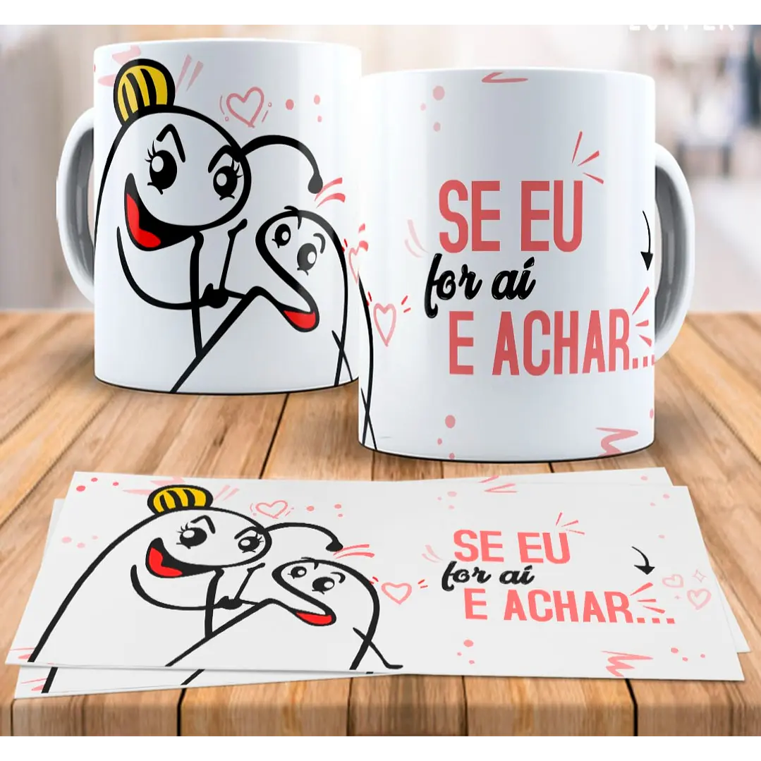 8 Artes para Caneca Flork Dia das Mãe Arquivo em Jpg  4