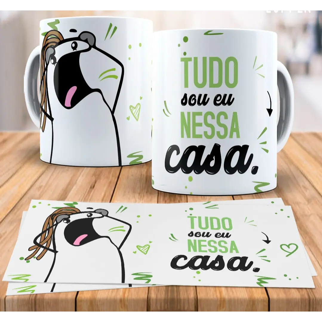 8 Artes para Caneca Flork Dia das Mãe Arquivo em Jpg  5