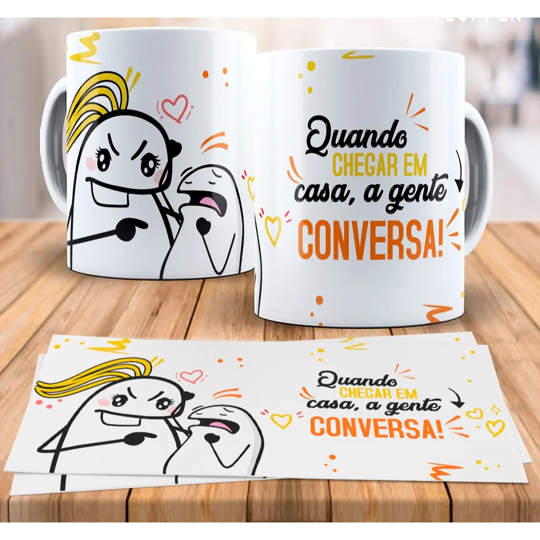 8 Artes para Caneca Flork Dia das Mãe Arquivo em Jpg  7