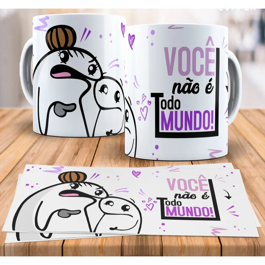 8 Artes para Caneca Flork Dia das Mãe Arquivo em Jpg  8