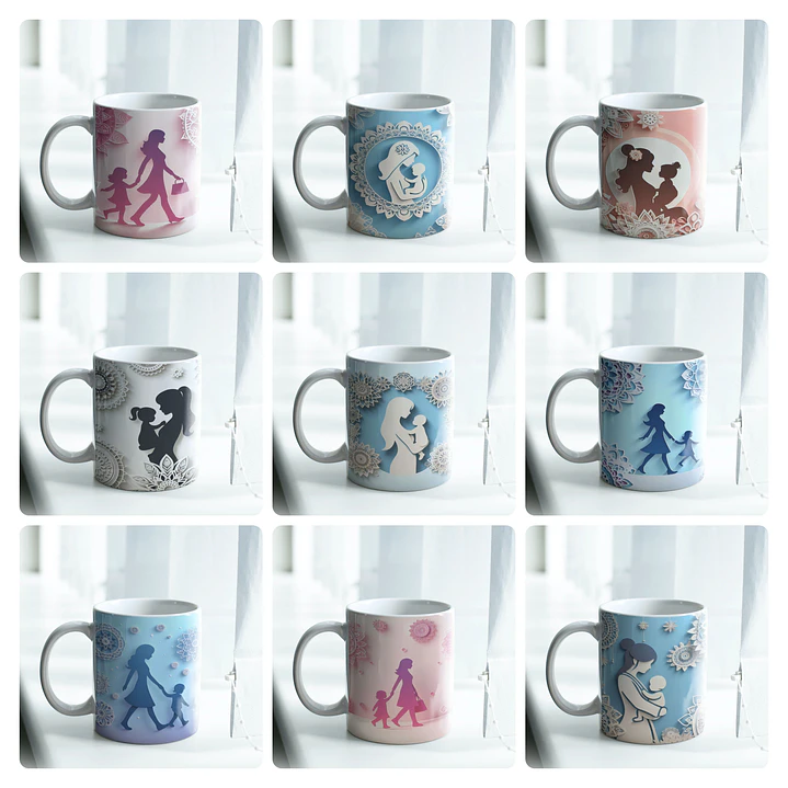 14 Artes para Caneca Dia das Mães Mandalas Arquivo em Jpg  1