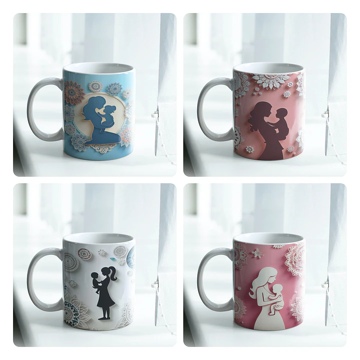14 Artes para Caneca Dia das Mães Mandalas Arquivo em Jpg  2