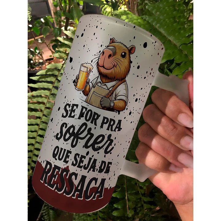 10 Artes para Copo Capivarinha Frases Chopp Arquivo em Editável  3