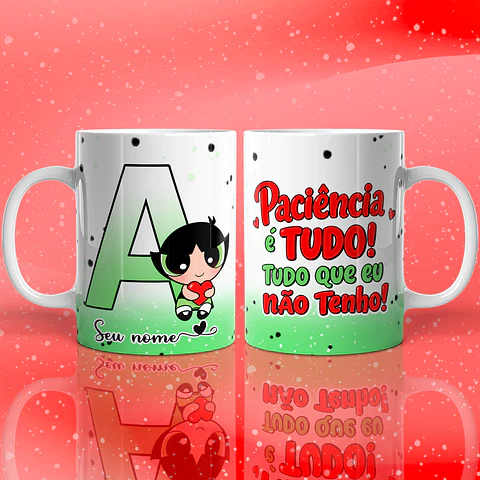 26 Artes para Caneca Alfabeto Docinho Arquivo em Jpg  