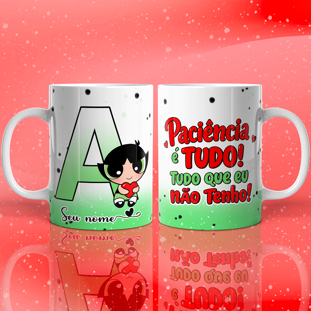 26 Artes para Caneca Alfabeto Docinho Arquivo em Jpg   1