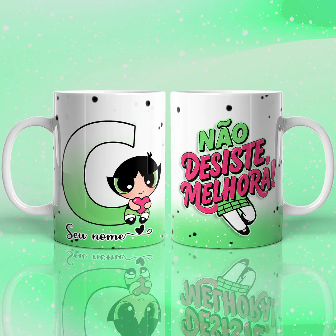 26 Artes para Caneca Alfabeto Docinho Arquivo em Jpg   7