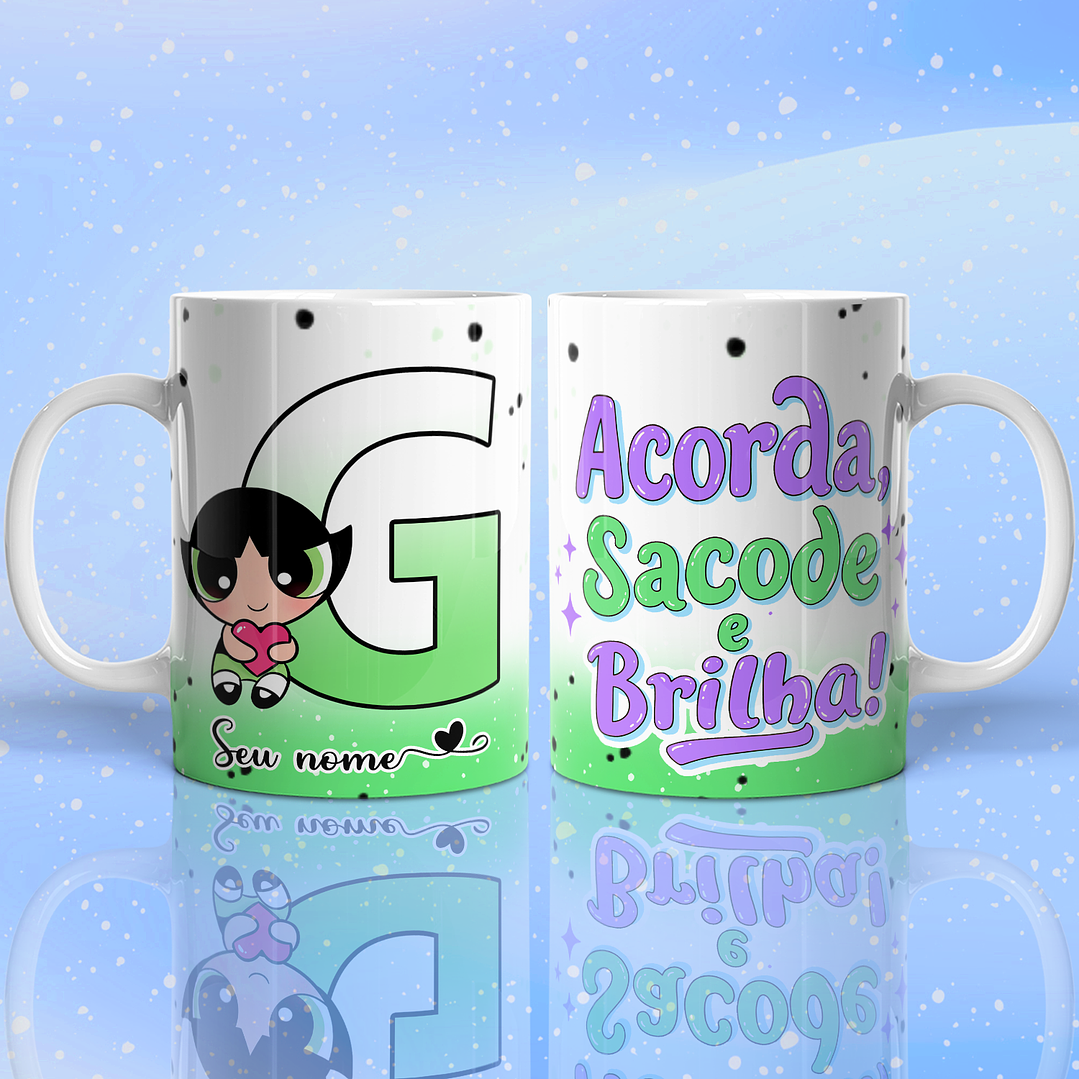 26 Artes para Caneca Alfabeto Docinho Arquivo em Jpg   11