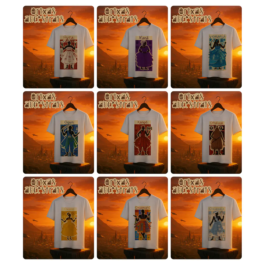 31 Artes para Caneca e Camisa Orixas Ancestrais Arquivo em Pdf  2
