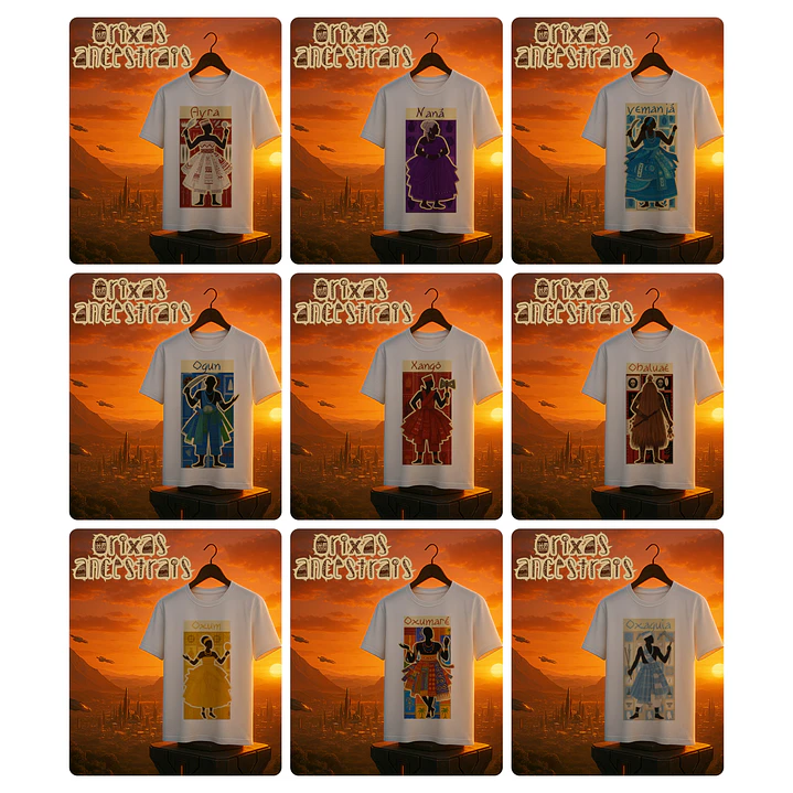 31 Artes para Caneca e Camisa Orixas Ancestrais Arquivo em Pdf  2