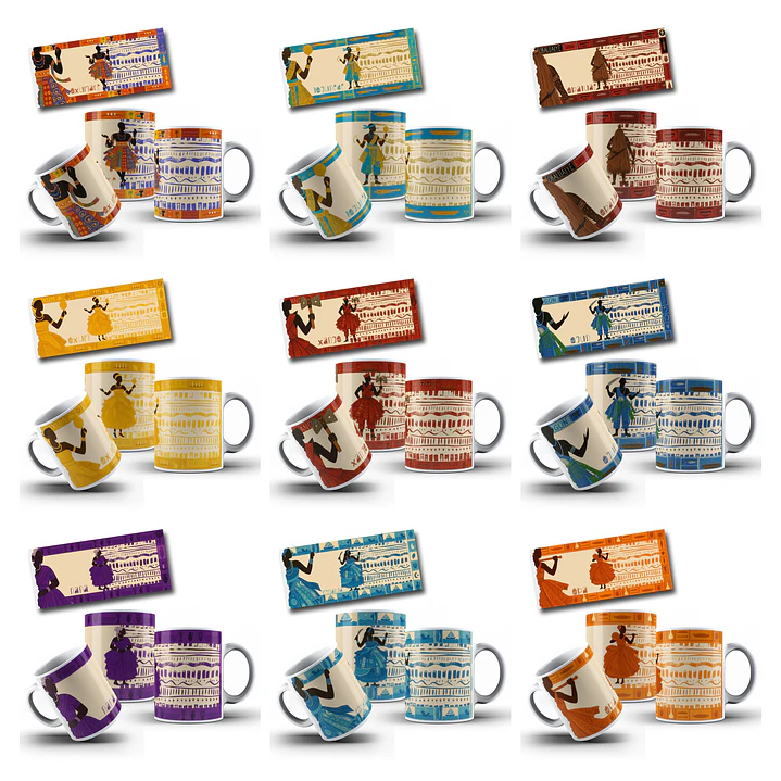 31 Artes para Caneca e Camisa Orixas Ancestrais Arquivo em Pdf  3