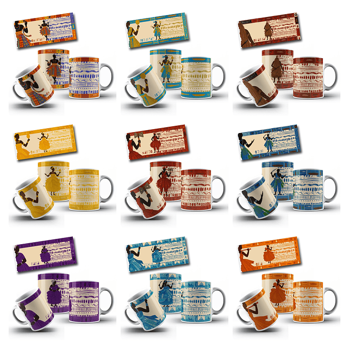 31 Artes para Caneca e Camisa Orixas Ancestrais Arquivo em Pdf  3