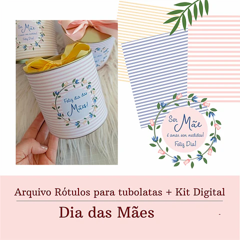 Tubolatas Dia das Mães Arquivo de Corte em PNG e PDF para Baixar