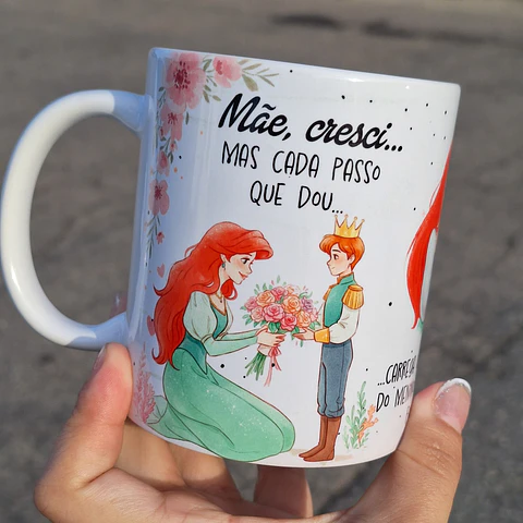 29 Artes para Caneca Dia das Mães Princesas Arquivo em Jpg