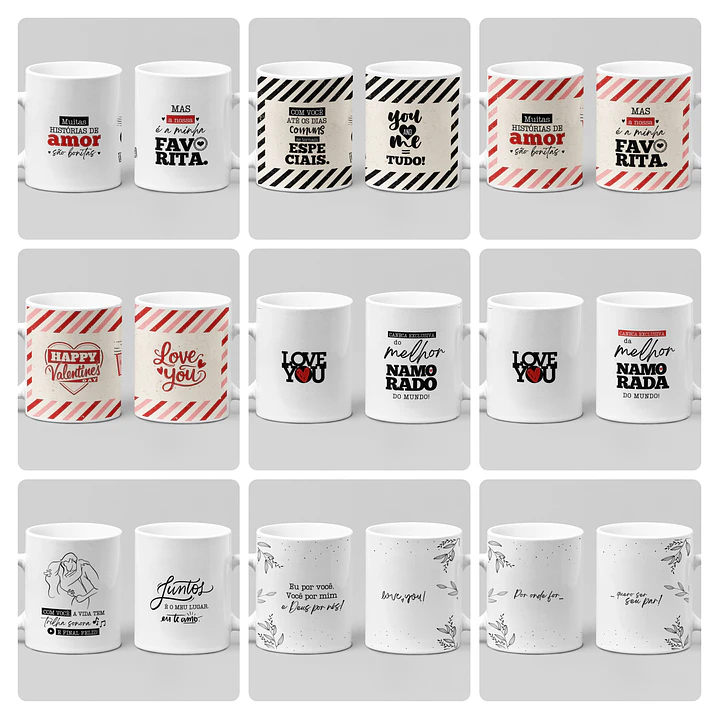 32 Artes para Caneca + Arquivos Mimos Dia dos Namorados em Pdf  7