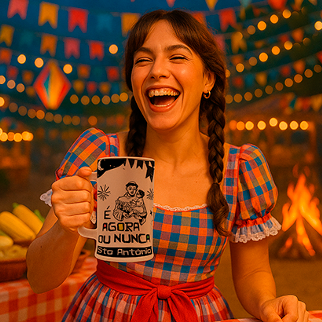 5 Artes para Copo Chopp Festa Junina Chopp Arquivo Editável 2