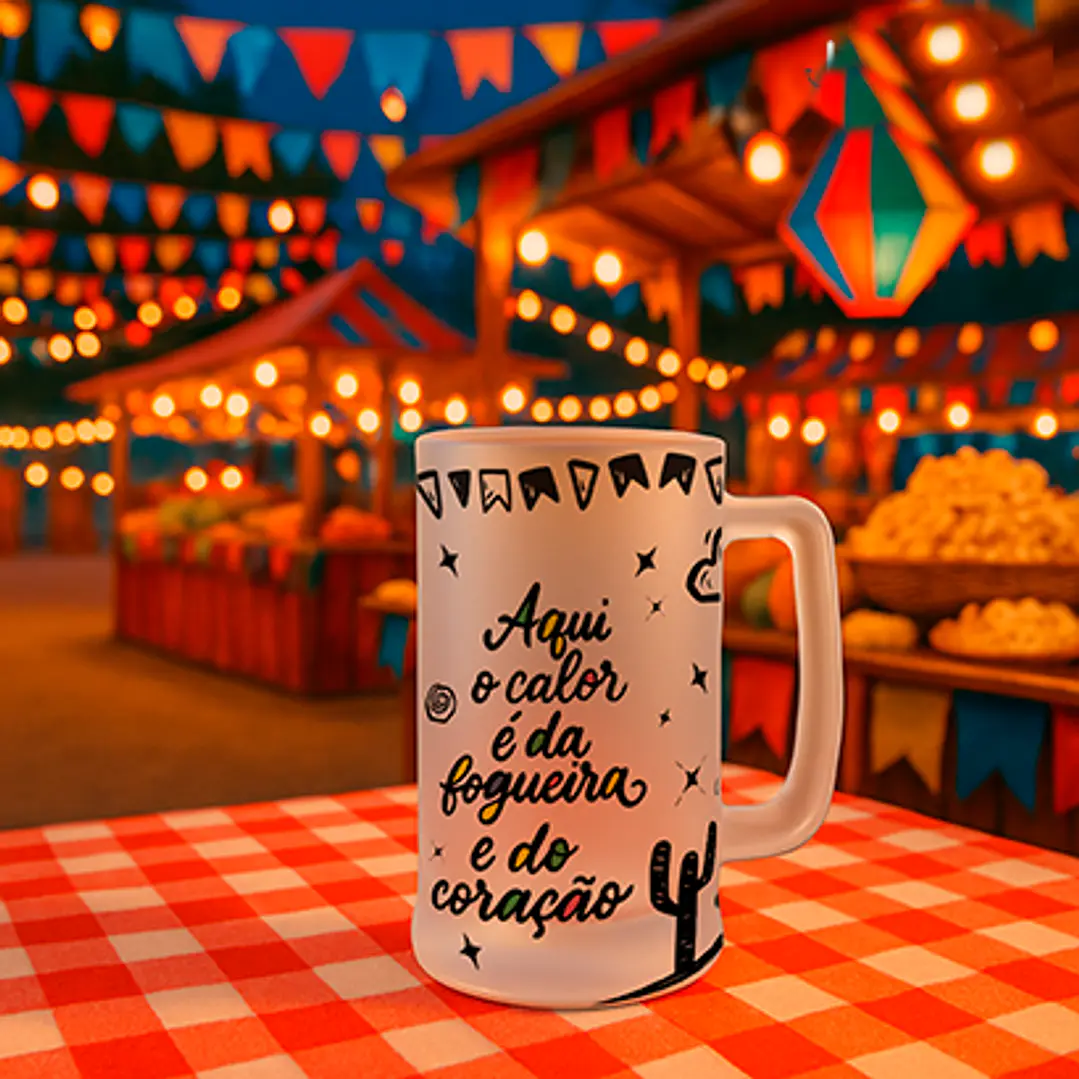 5 Artes para Copo Chopp Festa Junina Chopp Arquivo Editável 5