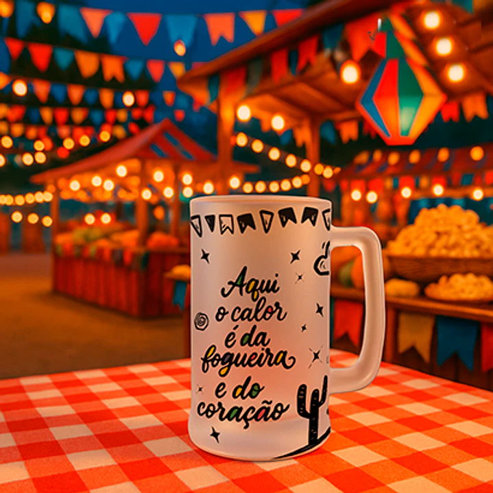 5 Artes para Copo Chopp Festa Junina Chopp Arquivo Editável 5