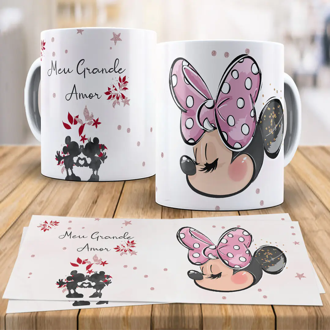 17 Artes paea Caneca Disney Love Dia dos Namorados Arquivo Editável 5