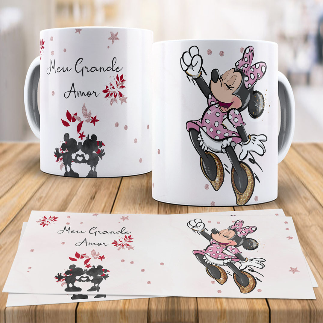 17 Artes paea Caneca Disney Love Dia dos Namorados Arquivo Editável 7