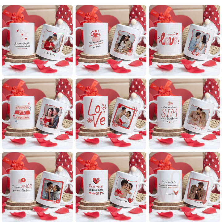 50 Artes para Canecas e Camisa Dia dos Namorados Arquivo Editável 2