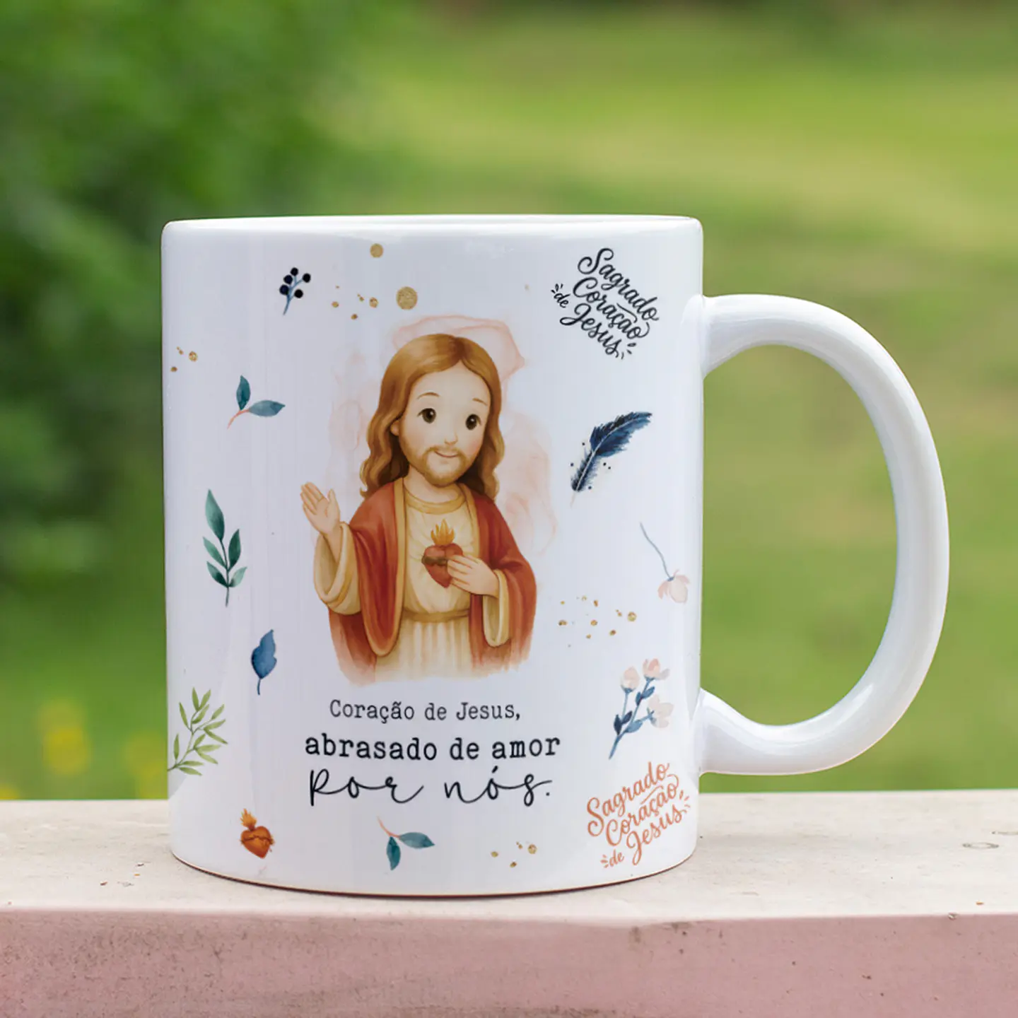 5 Artes para Caneca Sagrado Coração de Jesus Arquivo Editável   4