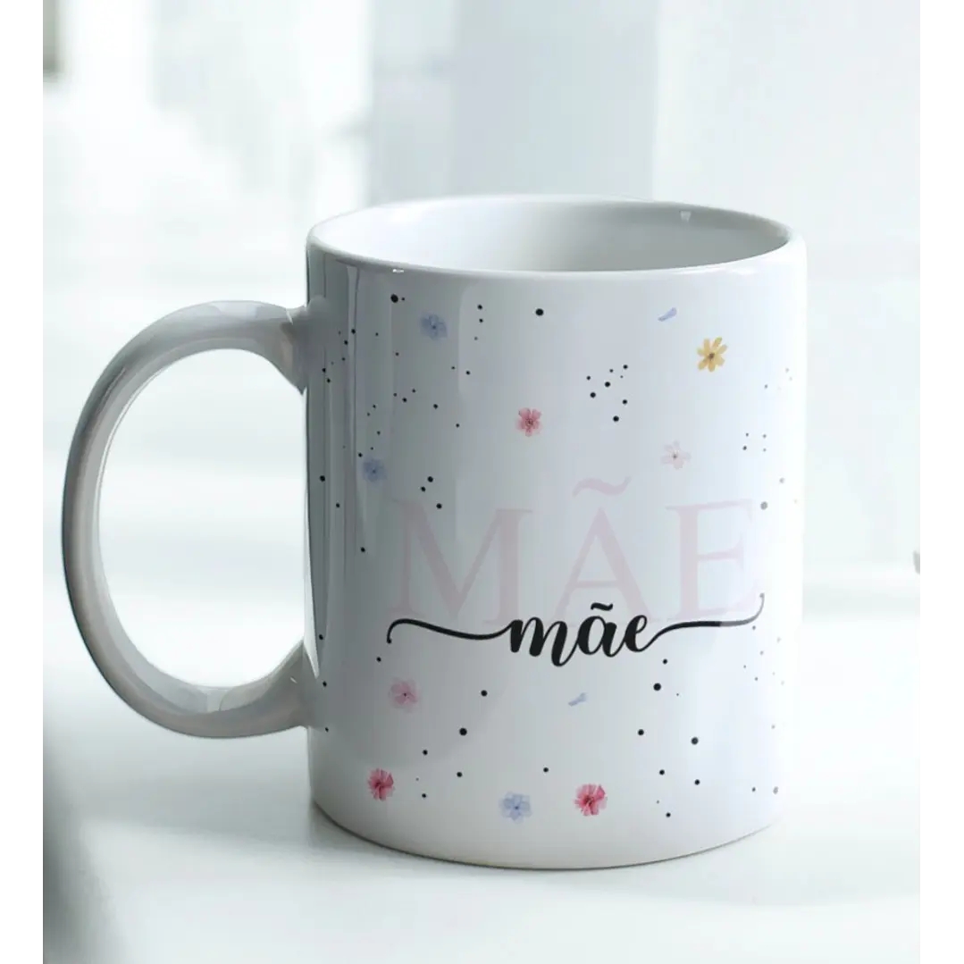 6 Artes para Caneca Mamãe, Dinda, Avó Jardim Arquivo Editável 1