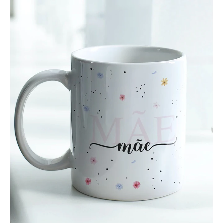 6 Artes para Caneca Mamãe, Dinda, Avó Jardim Arquivo Editável 1