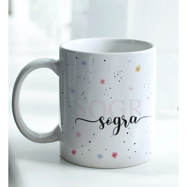 6 Artes para Caneca Mamãe, Dinda, Avó Jardim Arquivo Editável 3