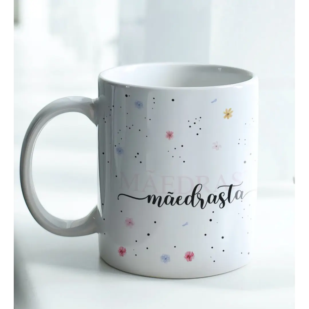 6 Artes para Caneca Mamãe, Dinda, Avó Jardim Arquivo Editável 5