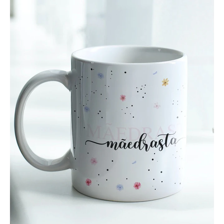 6 Artes para Caneca Mamãe, Dinda, Avó Jardim Arquivo Editável 5