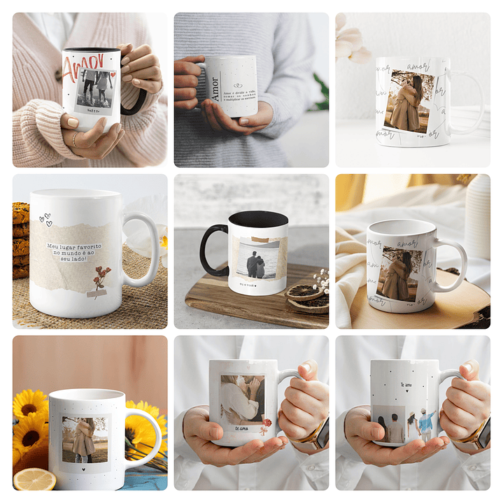 18 Artes para Caneca Dia Dos Namorados Arquivo Editável  2