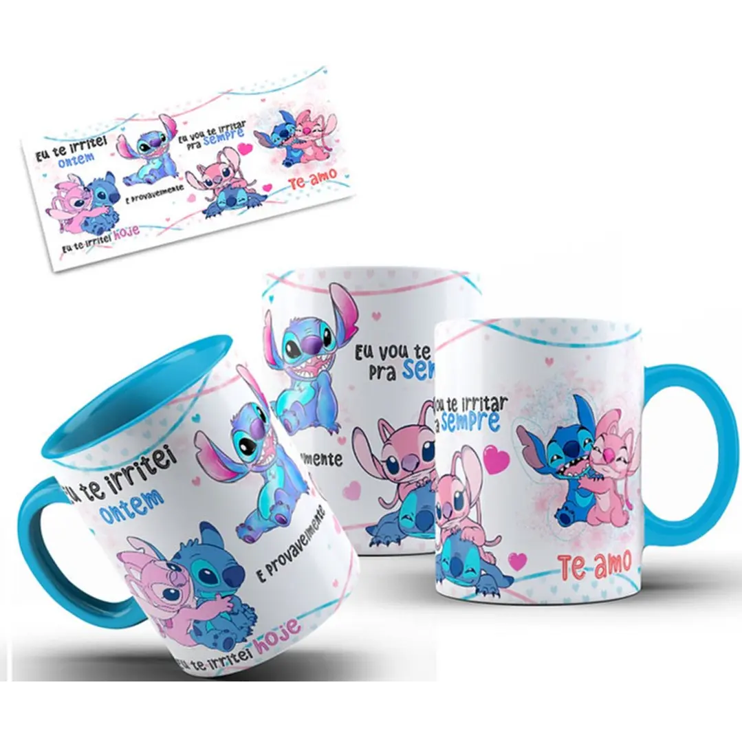 Arte para Caneca Eu Te irritei ontem Eu te irritei hoje e provavelmente eu vou te irritar pra sempre Arquivo em Png 3