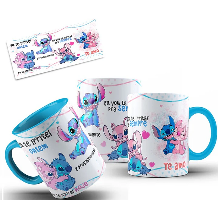 Arte para Caneca Eu Te irritei ontem Eu te irritei hoje e provavelmente eu vou te irritar pra sempre Arquivo em Png 3