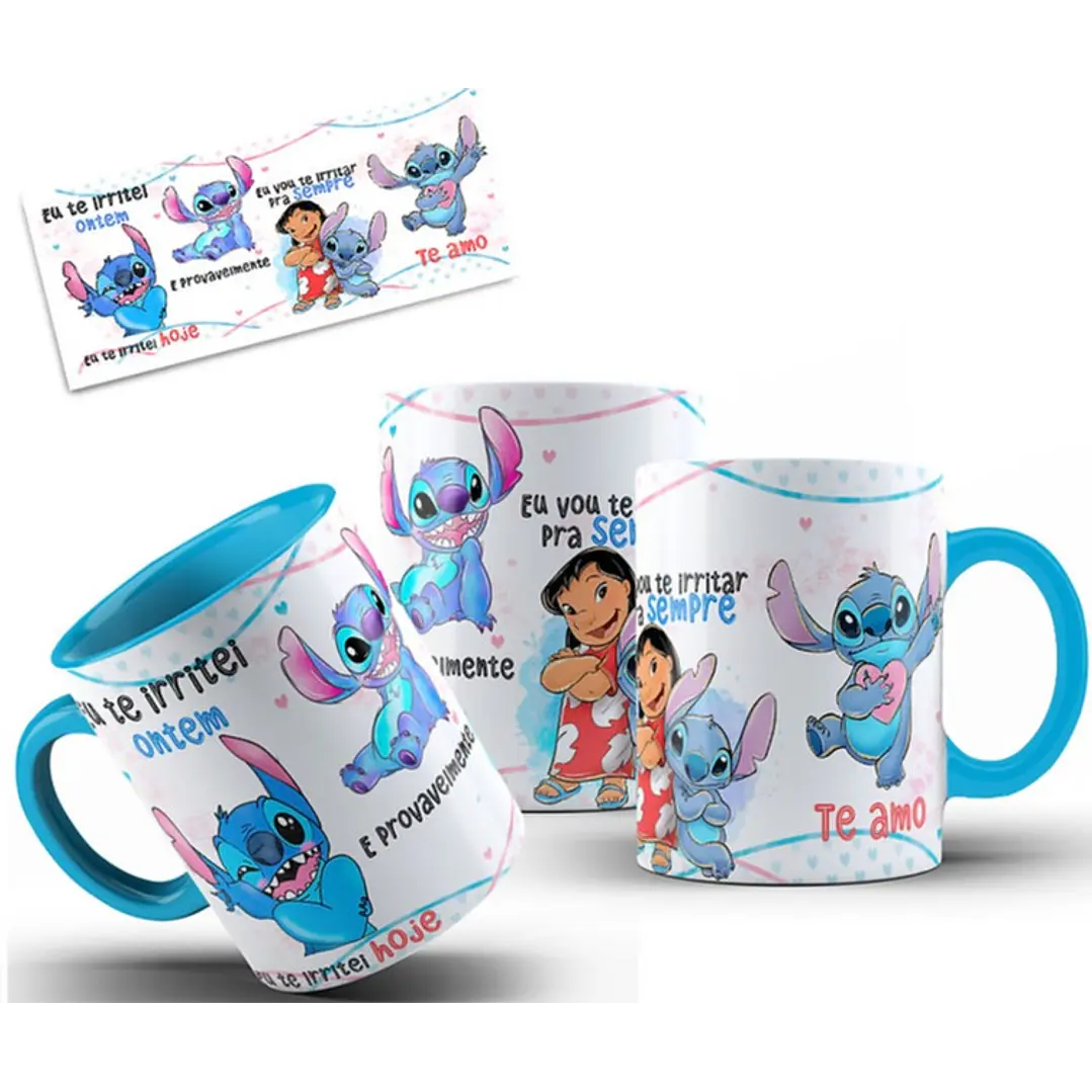 Arte para Caneca Eu Te irritei ontem Eu te irritei hoje e provavelmente eu vou te irritar pra sempre Arquivo em Png 4