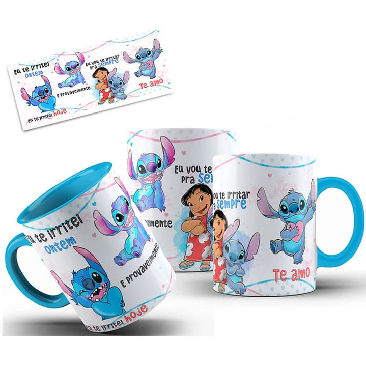 Arte para Caneca Eu Te irritei ontem Eu te irritei hoje e provavelmente eu vou te irritar pra sempre Arquivo em Png 4