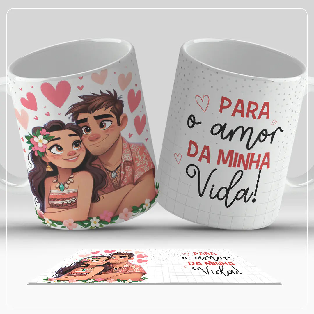 13 Artes para Caneca Dia dos Namorados Personagens Casal Arquivo em Jpg  2