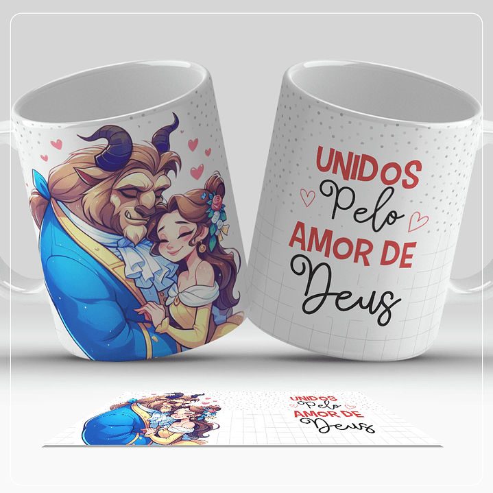 13 Artes para Caneca Dia dos Namorados Personagens Casal Arquivo em Jpg  5
